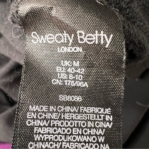 Sweaty Betty Oversized Cora Organic Cotton Black Cardigan Size Medium - Picture 13 of 15